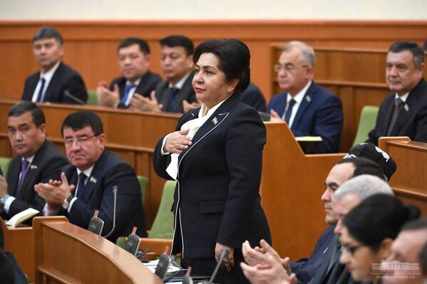 Танзилу Нарбаеву избрали председателем Сената Олий Мажлиса Республики Узбекистан. - Sputnik Узбекистан