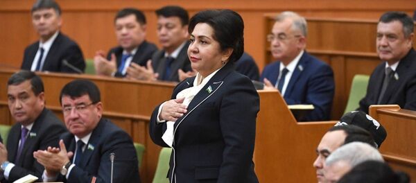 Председателем Сената Олий Мажлиса Республики Узбекистан избрана Танзила Нарбаева Председателем Сената Олий Мажлиса Республики Узбекистан избрана Танзила Нарбаева - Sputnik Ўзбекистон