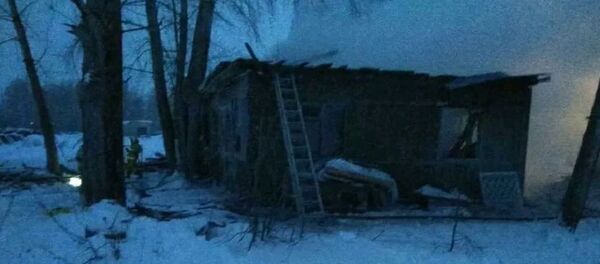 Pojar v Tomskoy oblasti - Sputnik O‘zbekiston