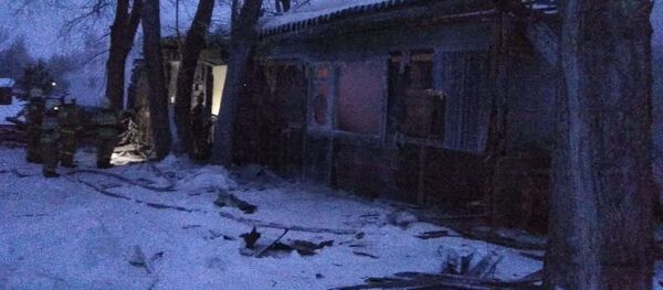 Pojar v Tomskoy oblasti VIDEO - Sputnik O‘zbekiston