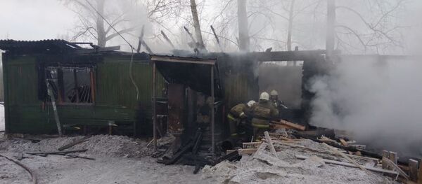 Pojar v Tomskoy oblasti - Sputnik O‘zbekiston