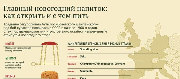 Волшебные пузырьки: тонкости обращения с самым новогодним напитком Волшебные пузырьки: тонкости обращения с самым новогодним напитком - Sputnik Узбекистан