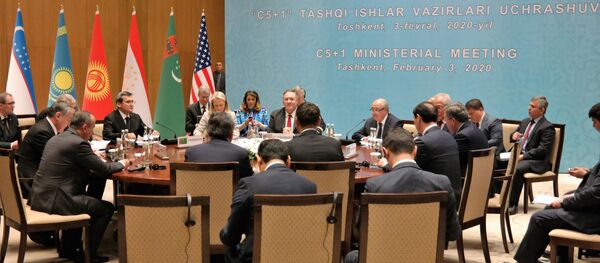 Саммит C5+1 в Ташкенте с участием Госсекретаря США Майкла Помпео - Sputnik Ўзбекистон