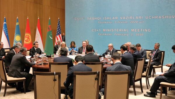 Саммит C5+1 в Ташкенте с участием Госсекретаря США Майкла Помпео - Sputnik Узбекистан