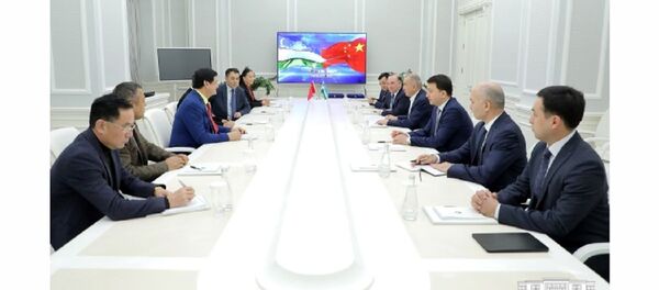 Джахонгир Артикходжаев встретился с президентом компании Xinjiang Hualing Industry & Trade (Group) Co., Ltd. Ми Эн Хуа Джахонгир Артикходжаев встретился с президентом компании Xinjiang Hualing Industry & Trade (Group) Co., Ltd. Ми Эн Хуа - Sputnik Ўзбекистон