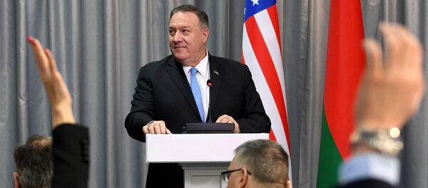 Визит госсекретаря США М. Помпео в Минск - Sputnik Ўзбекистон
