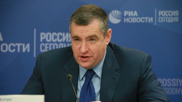 Predsedatel Komiteta Gosdumi RF po mejdunarodnim delam Leonid Sluskiy - Sputnik O‘zbekiston