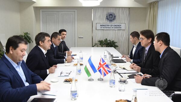 Министр энергетики Узбекистана Алишер Султанов провел встречу с послом Великобритании в республике Тимоти Торлотом - Sputnik Узбекистан