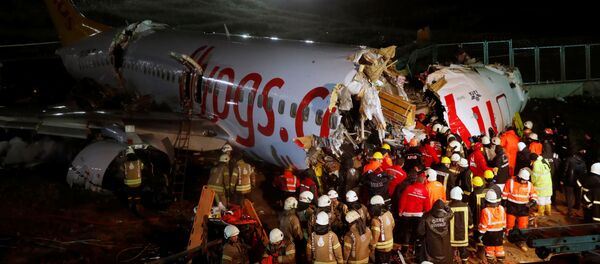 Жесткая посадка самолета в Стамбуле: число жертв выросло до трех Жесткая посадка самолета в Стамбуле: число жертв выросло до трех - Sputnik Узбекистан