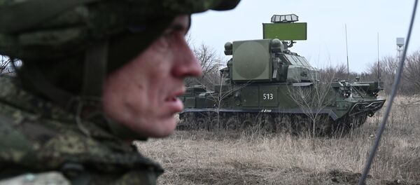 Зенитный ракетный комплекс Тор во время тактических учений Южного военного округа в Ростовской области - Sputnik Узбекистан