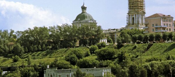 Вид на Пермь со стороны реки Камы. Вид на Пермь со стороны реки Камы. - Sputnik Ўзбекистон