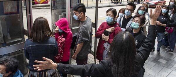 Ситуация в Гонконге в связи с коронавирусом Ситуация в Гонконге в связи с коронавирусом - Sputnik Ўзбекистон