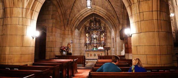 Церковь святого Фомы в Нью-Йорке. - Sputnik Ўзбекистон