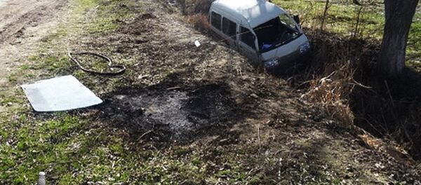 Угнанный автомобиль Дамас Угнанный автомобиль Дамас - Sputnik Узбекистан