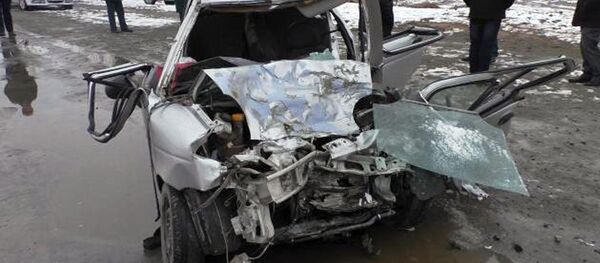 Авария  в Берунийском районе Каракалпакстана в результате которой погибли 4 человека Авария  в Берунийском районе Каракалпакстана в результате которой погибли 4 человека - Sputnik Ўзбекистон