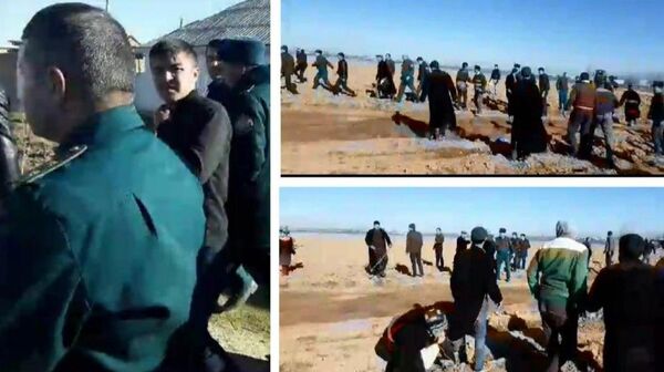 Surxondaryoda fuqarolar va ichki ishlar xodimlari orasida mojaro sodir bo‘ldi - Sputnik O‘zbekiston