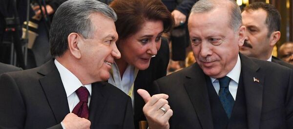 Shavkat Mirziyoyev Turkiya prezidenti huzuridagi Xalq kutubxonasining ochilish marosimida ishtirok etdi. - Sputnik O‘zbekiston