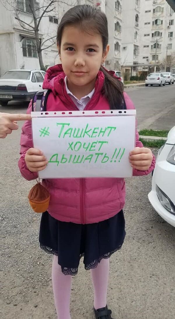 Ташкент хочет дышать: жители столицы вышли на флешмоб - Sputnik Узбекистан