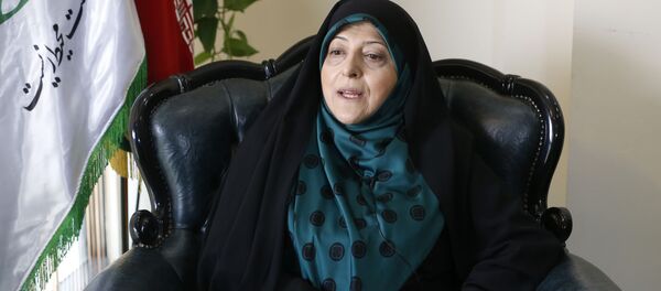 Вице-президент Ирана по делам женщин и семьи Масуме Эбтекар Вице-президент Ирана по делам женщин и семьи Масуме Эбтекар - Sputnik Ўзбекистон