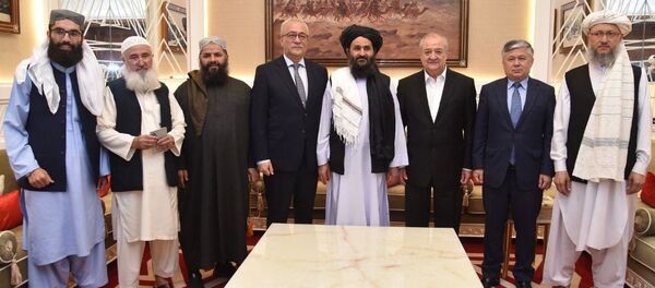 Встреча делегации МИД Узбекистана с представителями Талибан в Дохе Встреча делегации МИД Узбекистана с представителями Талибан в Дохе - Sputnik Ўзбекистон