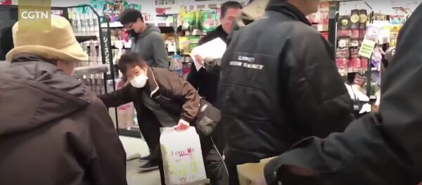 Panic purchases in Japan amid COVID-19 scare - Sputnik Ўзбекистон