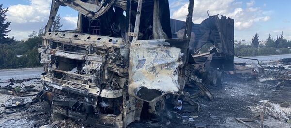 Суриядаги Идлиб провинциясининг Саракеб туманидаги турк зарба кучлари ҳужумга учради сурия армиясининг ҳарбий техникаси Суриядаги Идлиб провинциясининг Саракеб туманидаги турк зарба кучлари ҳужумга учради сурия армиясининг ҳарбий техникаси - Sputnik Ўзбекистон