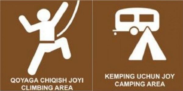 В Узбекистане появились новые информационные знаки для туристов В Узбекистане появились новые информационные знаки для туристов - Sputnik Узбекистан