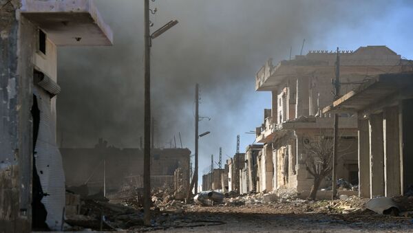 Situatsiya v naselennom punkte ad-Deyr ash-Sharkiy v Sirii - Sputnik O‘zbekiston