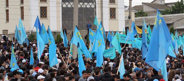 Мероприятия, посвященные 70-й годовщине депортации крымских татар Мероприятия, посвященные 70-й годовщине депортации крымских татар - Sputnik Узбекистан