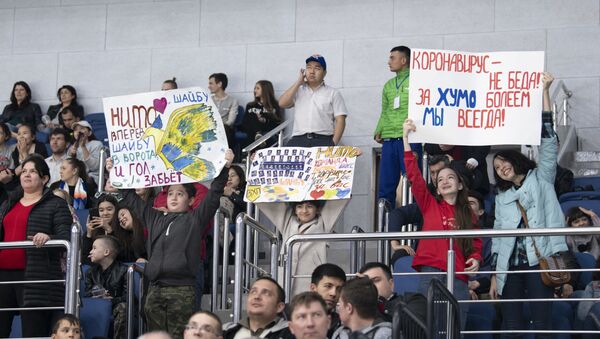 Хоккейный матч между командами Хумо и Торос - Sputnik Узбекистан