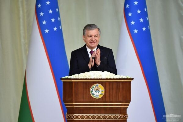 Президент Шавкат Мирзиёев выступил на торжествах с поздравительной речью. - Sputnik Узбекистан