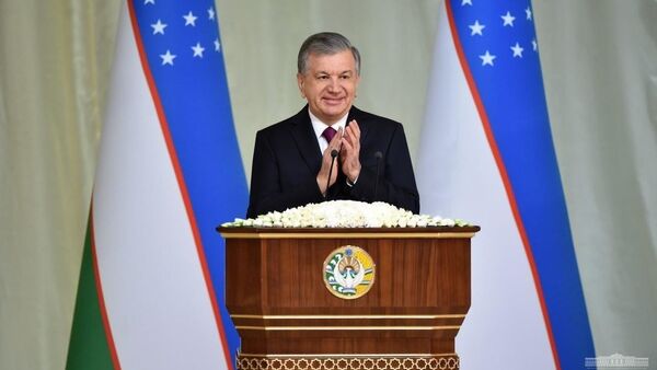 Президент Шавкат Мирзиёев выступил на торжествах с поздравительной речью. - Sputnik Ўзбекистон