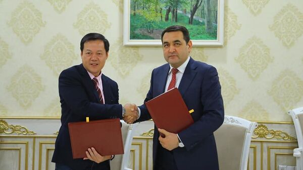 Подписание соглашения между Синграпуром и Наманганом - Sputnik Узбекистан