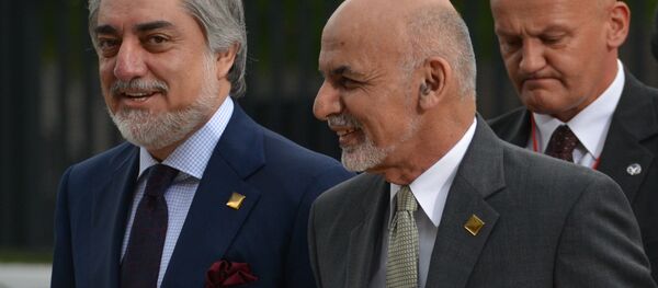 Ашраф Гани и Абдулла Абдулла Ашраф Гани и Абдулла Абдулла - Sputnik Ўзбекистон