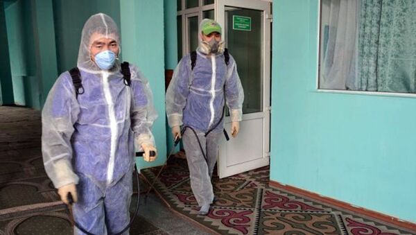 В мечетях Кыргызстана начали дезинфекцию из-за коронавируса - Sputnik Узбекистан