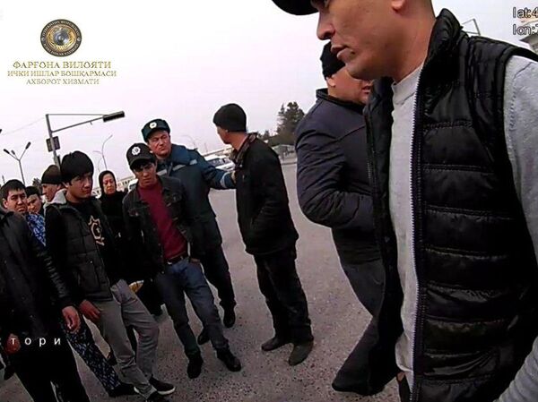 В Маргилане прошел массовый арест водителей Дамасов - Sputnik Узбекистан