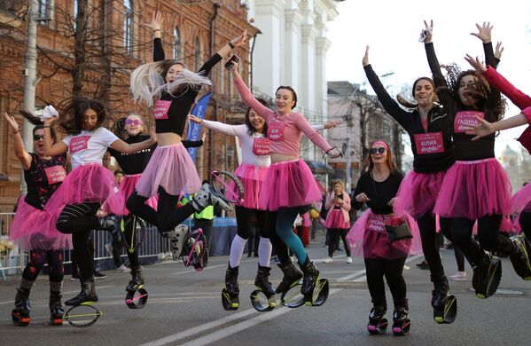 Krasnodarda Beauty Run marafoni o‘tkazildi. - Sputnik O‘zbekiston