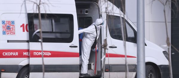 Больница в Коммунарке для пациентов с подозрением на коронавирус Больница в Коммунарке для пациентов с подозрением на коронавирус - Sputnik Узбекистан