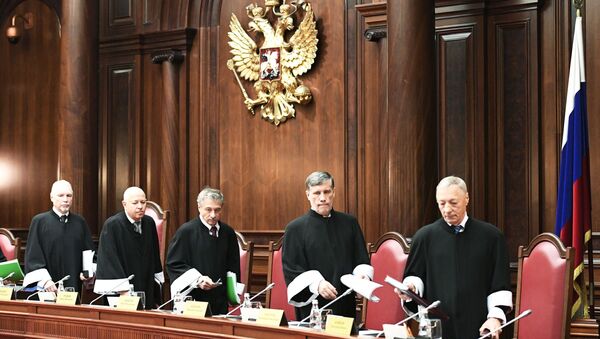 Заседание суда по делу об административной границе между Чечней и Ингушетией - Sputnik Узбекистан