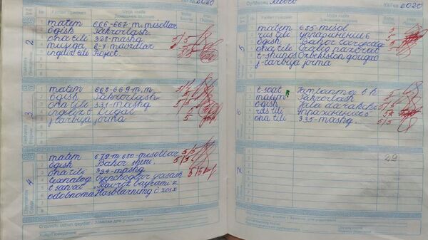 Школьный дневник - Sputnik Узбекистан