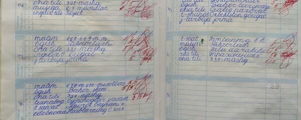 Школьный дневник - Sputnik Ўзбекистон