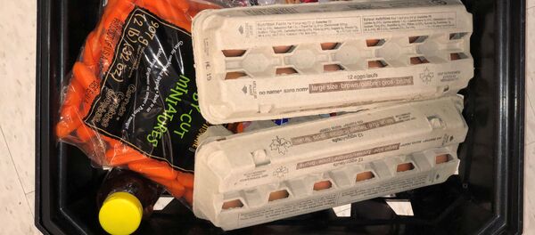 Корзина с продуктами в супермаркете в Ванкувере - Sputnik Узбекистан