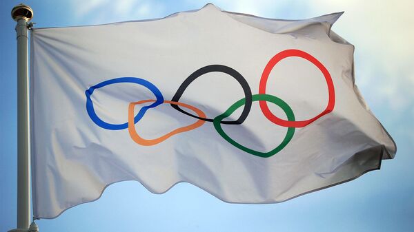 Олимпийский флаг Токио-2020 - Sputnik Узбекистан