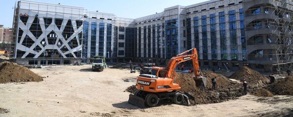 Строительство зданий в Андижанской, Навоийской и Сурхандарьинской областях для карантина и лечения зараженных коронавирусной инфекцией  - Sputnik Узбекистан