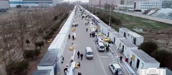 Контейнеры для клиники в Уртасарае - Sputnik Узбекистан