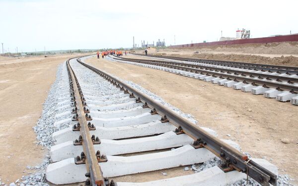 Дан старт строительству объектов железнодорожной инфраструктуры завода GTL - Sputnik Узбекистан
