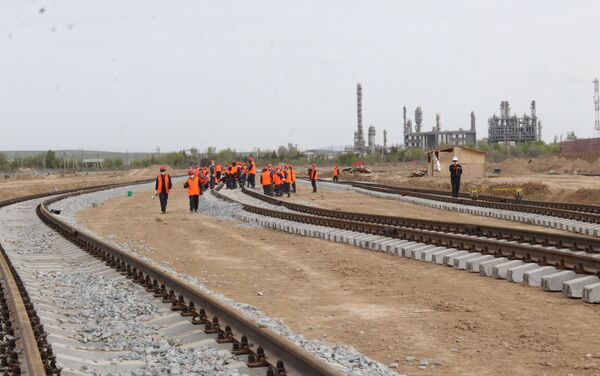 Дан старт строительству объектов железнодорожной инфраструктуры завода GTL - Sputnik Узбекистан