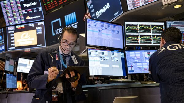 Торги на фондовой бирже в Нью-Йорке - Sputnik Ўзбекистон