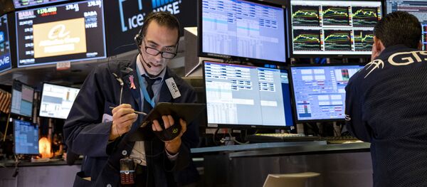 Торги на фондовой бирже в Нью-Йорке - Sputnik Ўзбекистон