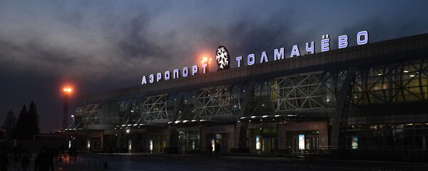 Таможенный досмотр пассажиров в Толмачево - Sputnik Узбекистан